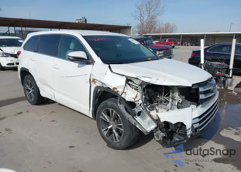 2017 Toyota Highlander Le from USA, damaged, VIN 5TDZZRFH9HS204836